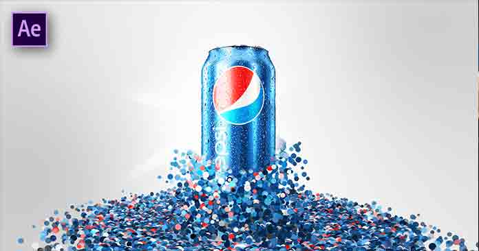 How To Create A Particle Pepsi Can After Effects Tutorial and Template