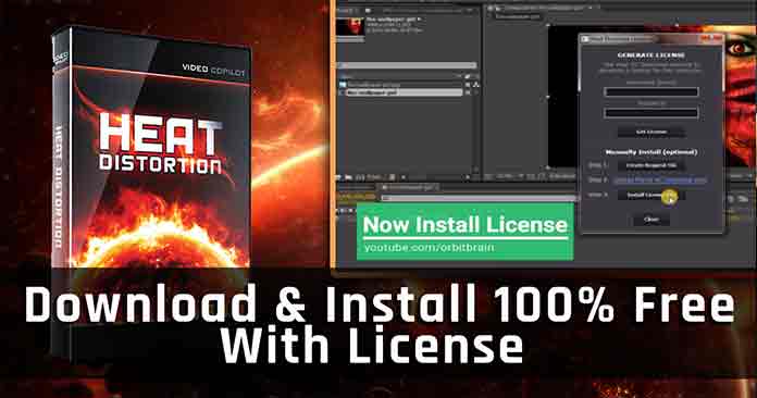 How to install Heat Distortion Video Copilot With License After Effects