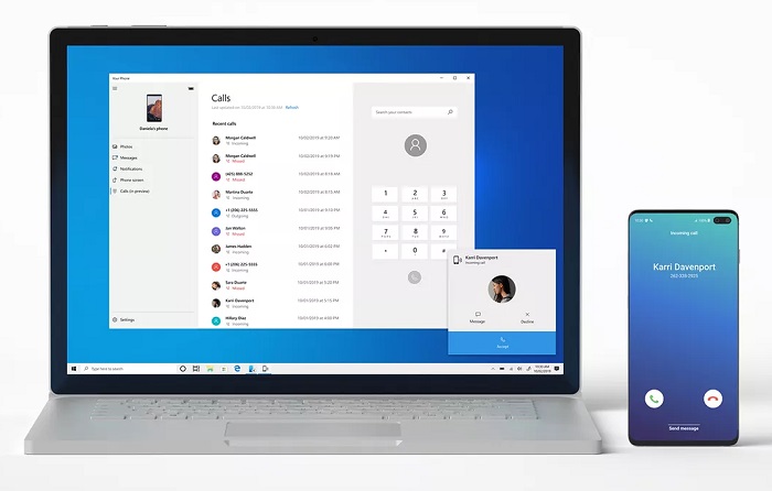 Microsoft Your Phone Will Allow You To Receive calls on your PC