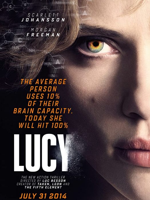Fantastic action movie “Lucy”