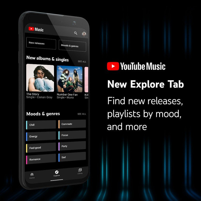 YouTube Music Received New Explore Tab