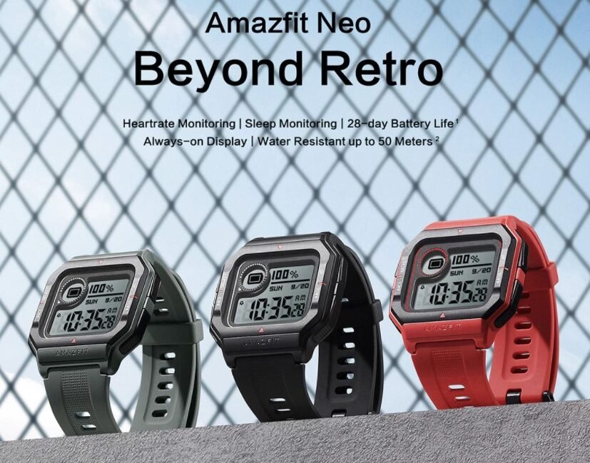 Amazfit Neo is a retro watch with advanced features; now on pre-sale on AliExpress