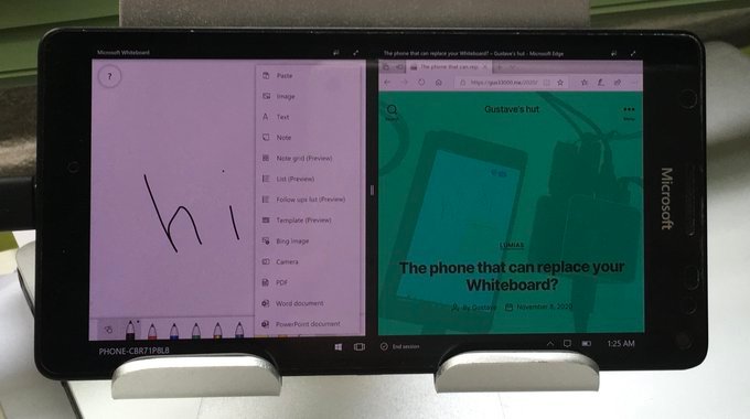 Surface Hub operating system ported to the Lumia 950 XL