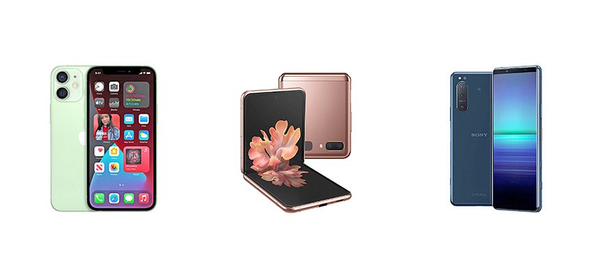 iPhone 12 Mini vs Samsung Galaxy Z Flip 5G vs Sony Xperia 5 II: Specs Comparison