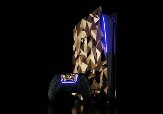 Caviar’s custom PlayStation 5 costs $500k and adds 4.5kg of gold to the removable plates