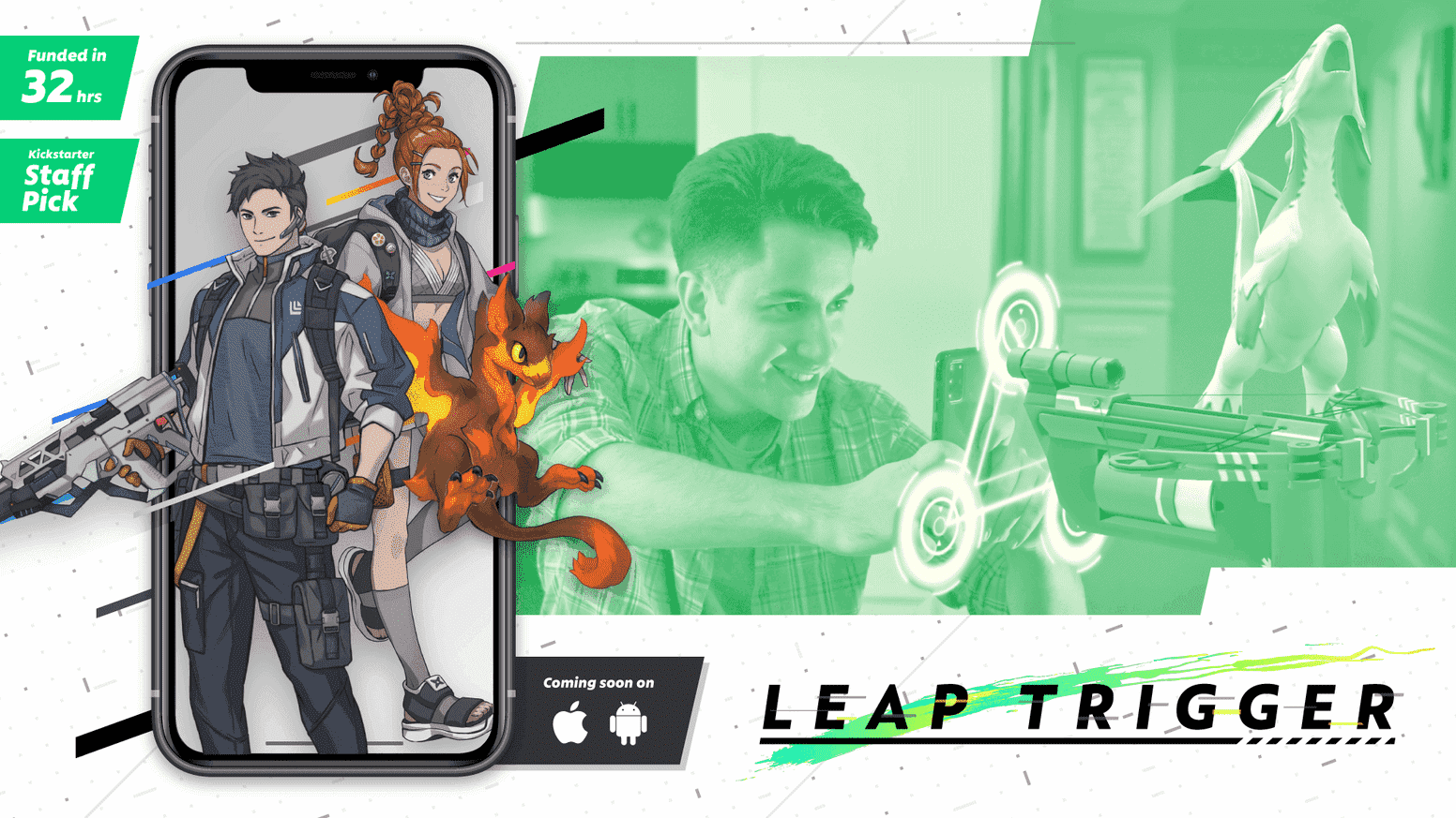 Leap Trigger, a brand new AR Hero shooter, is available for pre-register