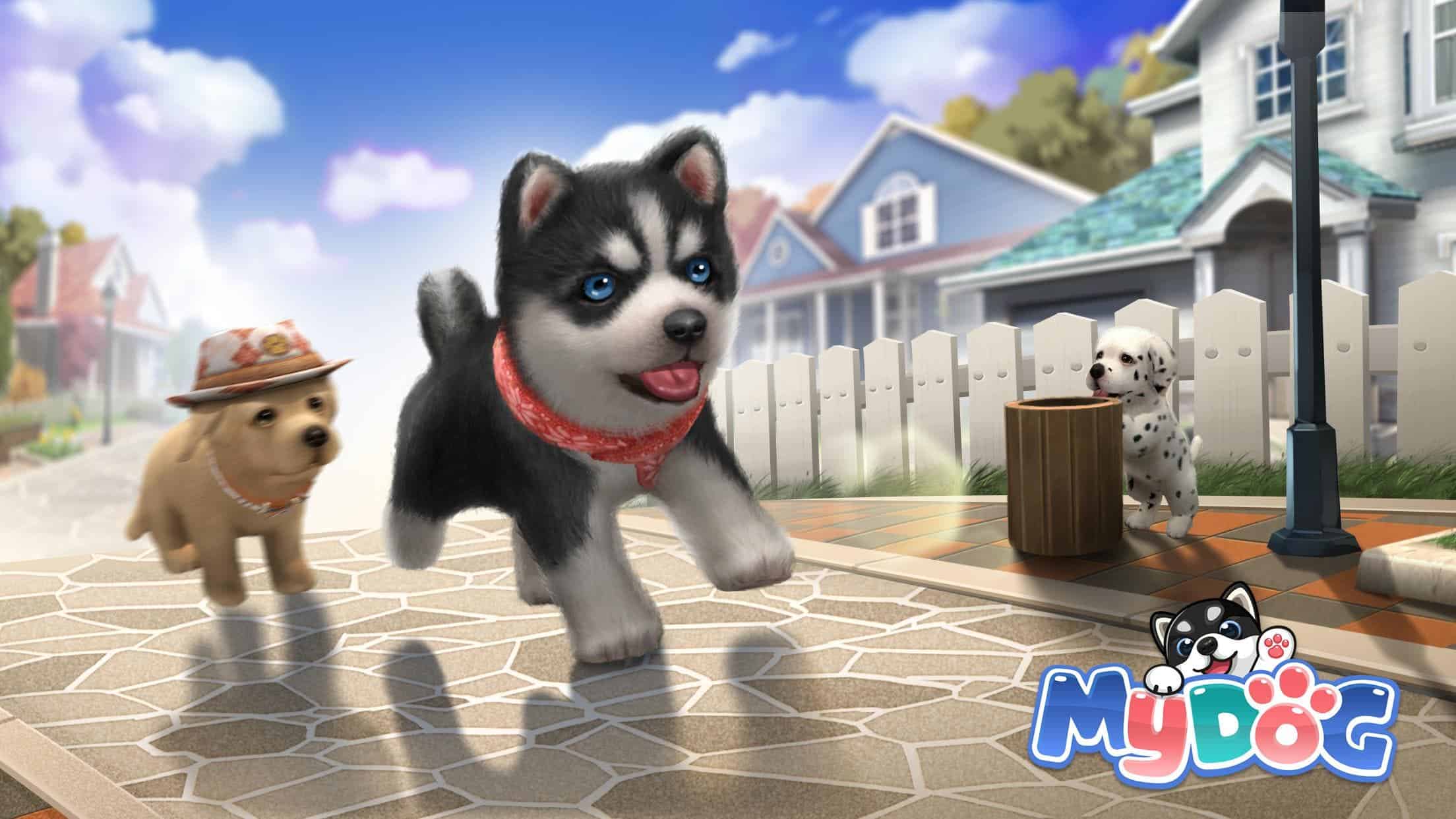 My Dog is a pet simulation game with over 60 breeds of dogs