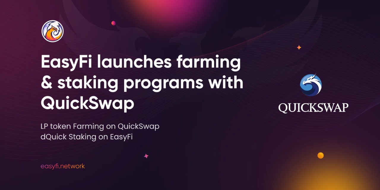 High Yield Farming Program Now Available on EasyFi and QuickSwap