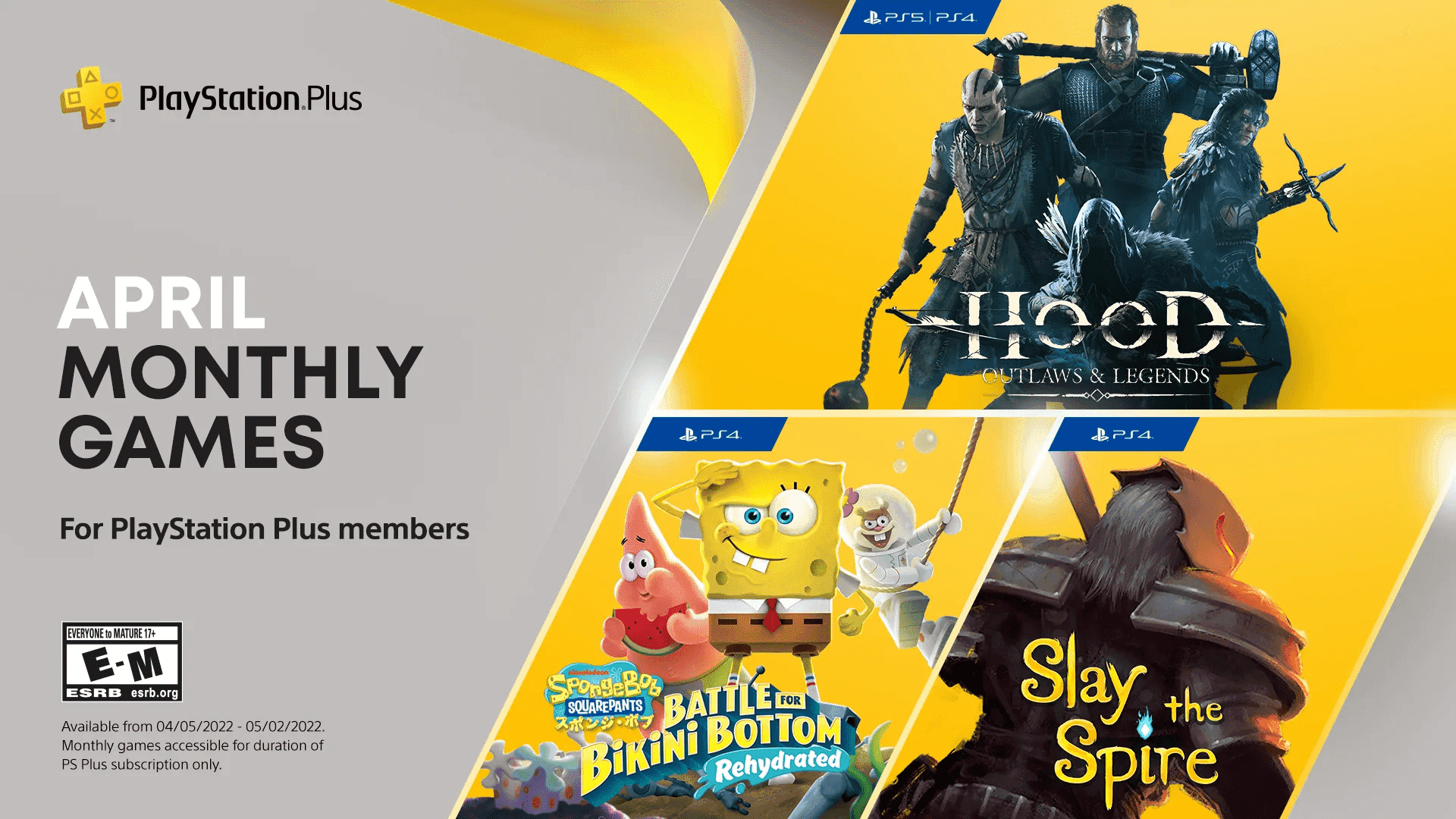 PS Plus free games of April 2022 have been revealed