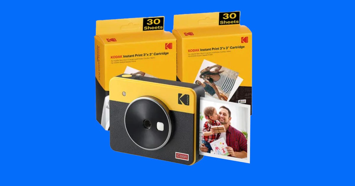 Hold On to Your Memories With Up to 38% Off Kodak Instant Cameras and Printers Snap and print full size or mini photos at home or on the go with big savings on Kodak products and bundles during Amazon's one-day sale.