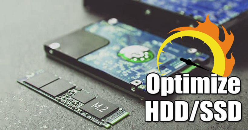 How to Optimize Drives in Windows for SSD & HDD – Better Performance