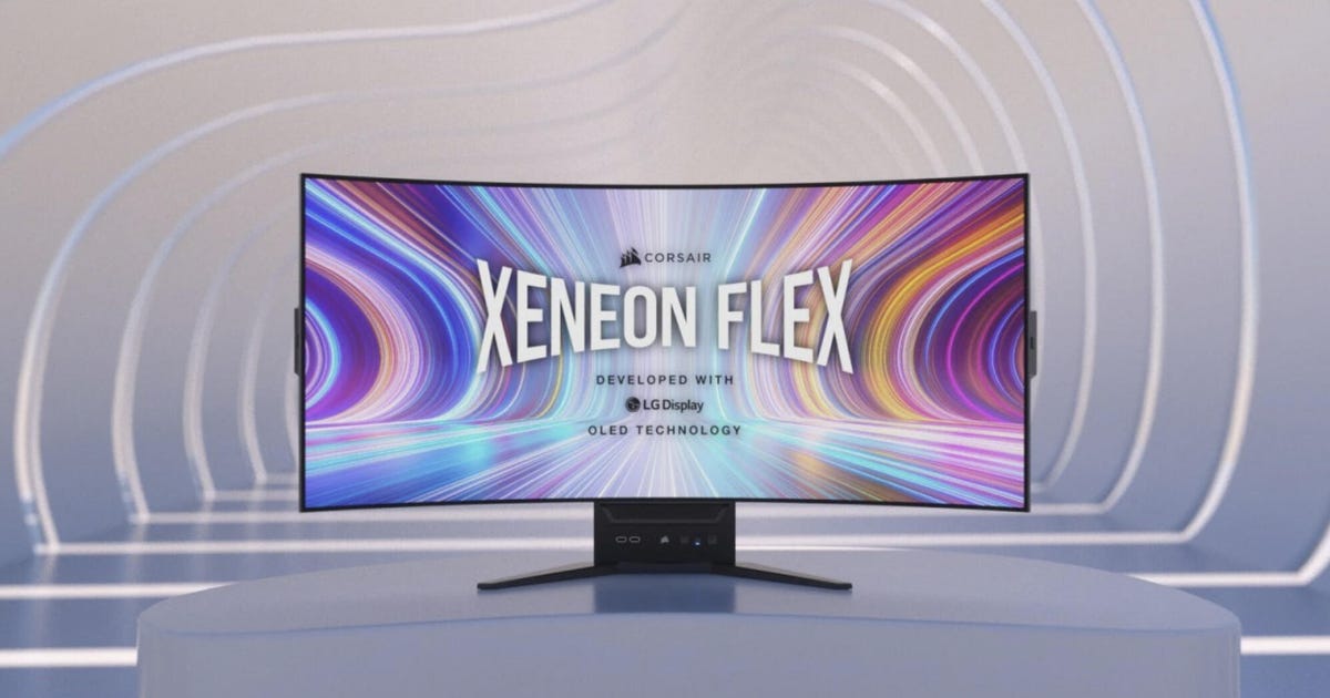 First Bendable OLED Gaming Monitor Announced by… Corsair? The component and gaming accessory company — which hasn't previously made any monitors — introduced the Xeneon Flex, a cool-looking flexible gaming display.