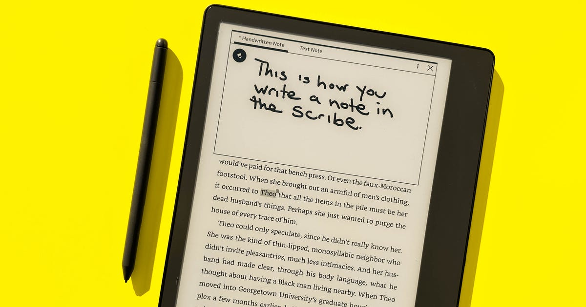 Amazon Kindle Scribe Review: This Note-Taking E Ink Tablet Strikes a Great Balance It's got some room for improvement, but the Scribe delivers on its promise of an e-reader that you can use to take notes, mark up documents and doodle.