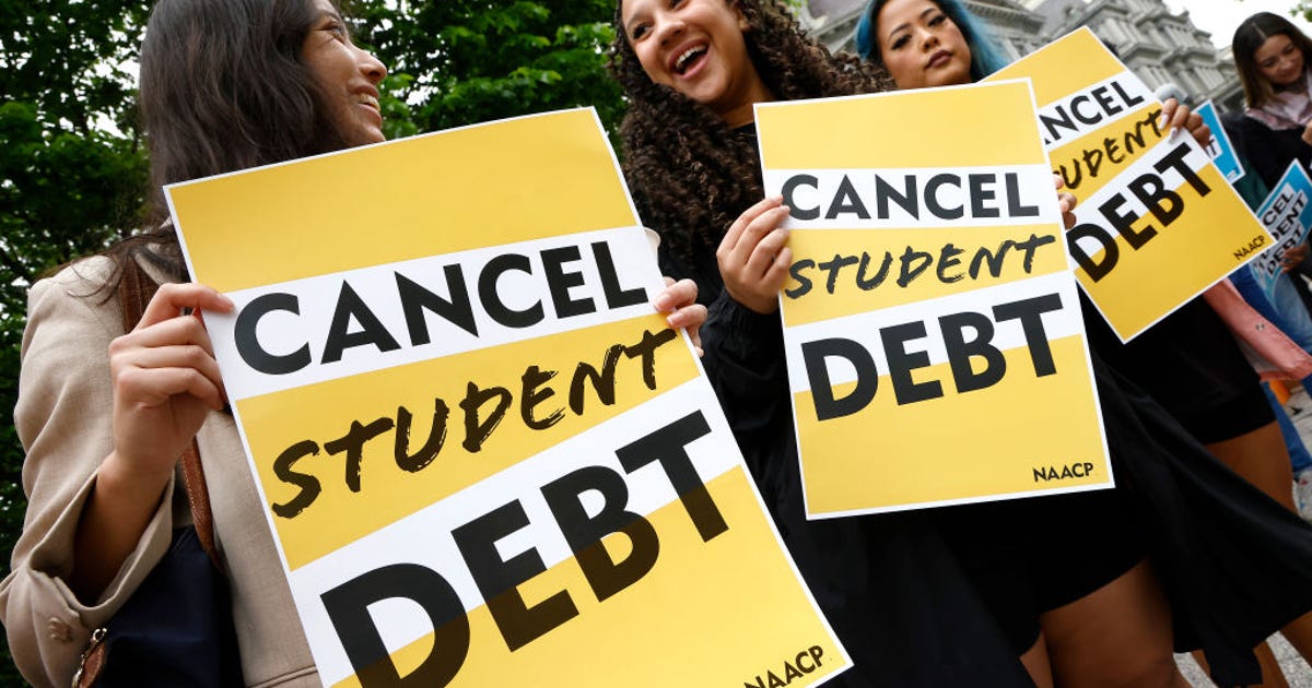 Biden's Student Loan Forgiveness Plan Reaches the Supreme Court Republican-led states are asking the court to stop the president's plan to cancel up to $20,000 of education debt for eligible borrowers.