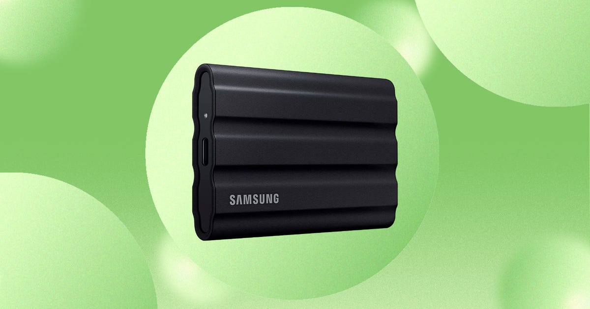 Protect Your Data With a Rugged Samsung T7 Shield External SSD From Just $89 With impressive data transfer speeds and a durable design, it's an ideal portable drive.