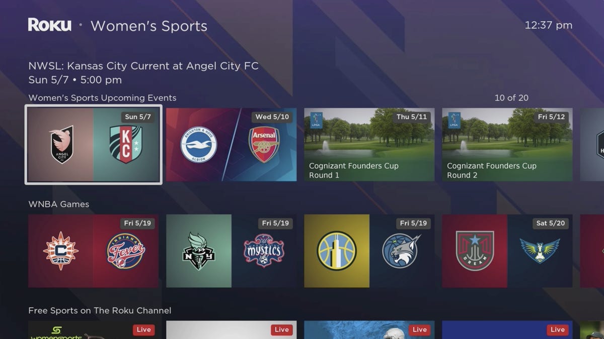 Roku Made Streaming Women's Sports Easier with Dedicated Zone The Women's Sports Zone will feature across platform support for live games, movies and documentaries.