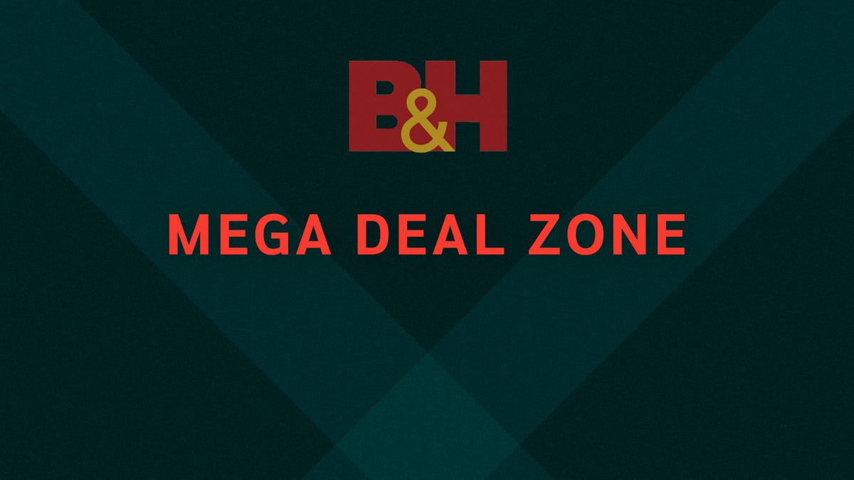 Shop Serious Savings on Tech, Photo Gear and More at B&H's Mega Deal Zone With over 1,400 items on sale, and only a few days to shop, we've rounded up some of the best bargains that you won't want to miss.