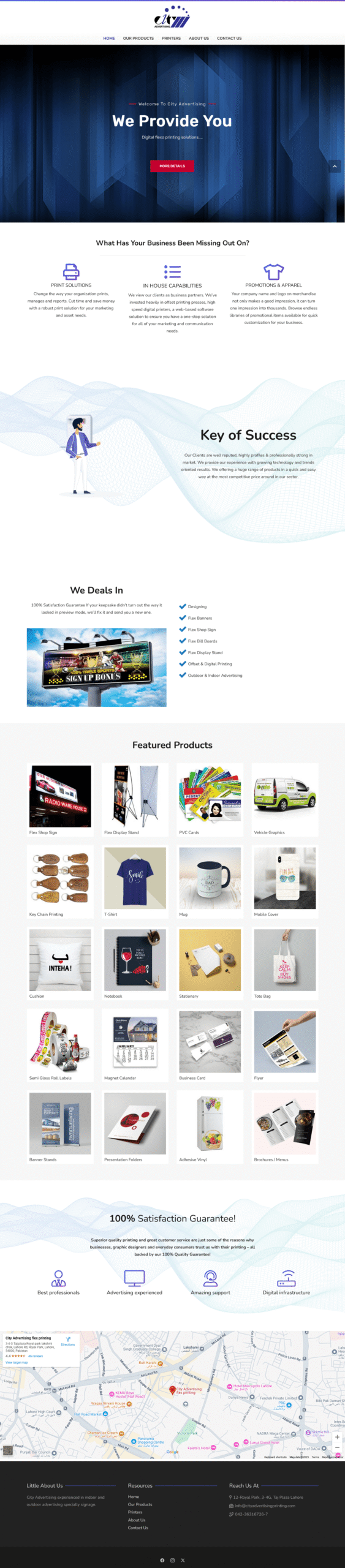 City Advertising & Printing – Commercial Printing & Branding Website