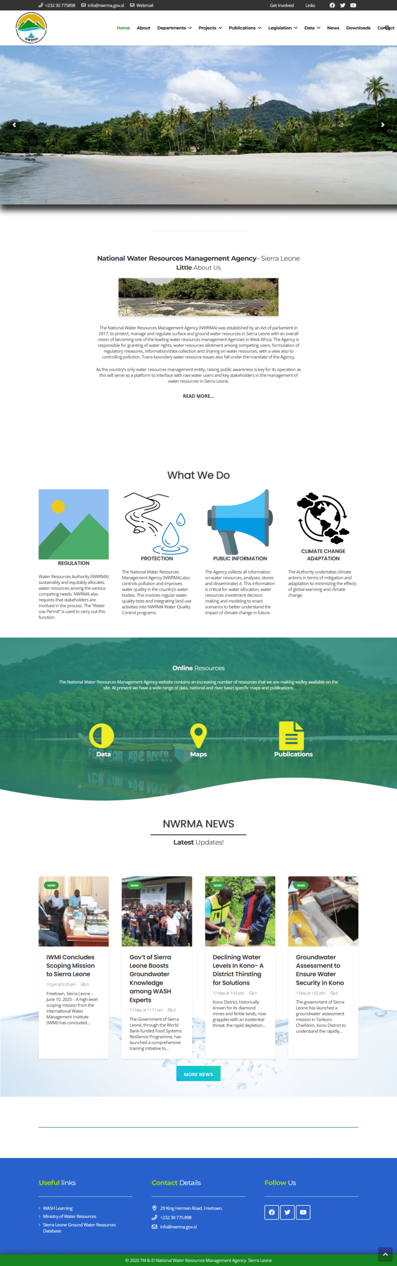 Government / Environmental Agency Website