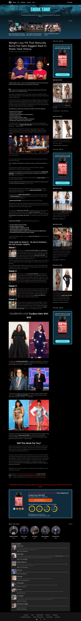 LP-SharkTank Custom HTML CSS JS Landing Page