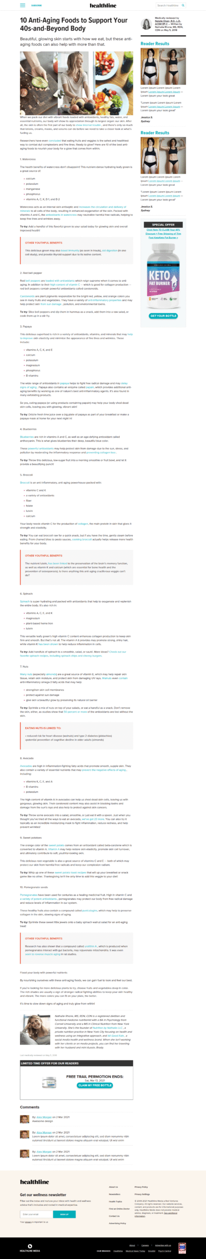 Healthline – Custom HTML CSS JS Landing Page