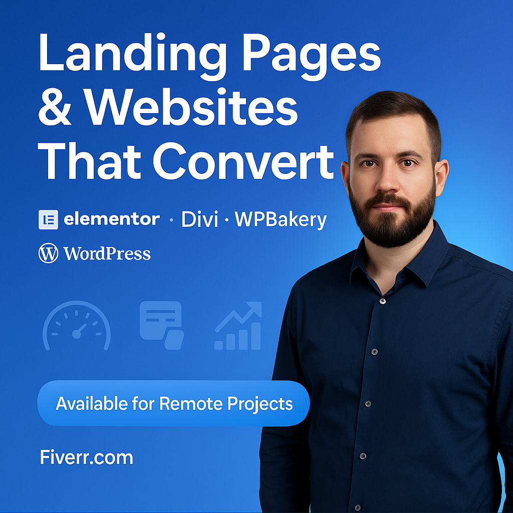 Need a stunning, fast & SEO friendly landing page or website in WordPress?